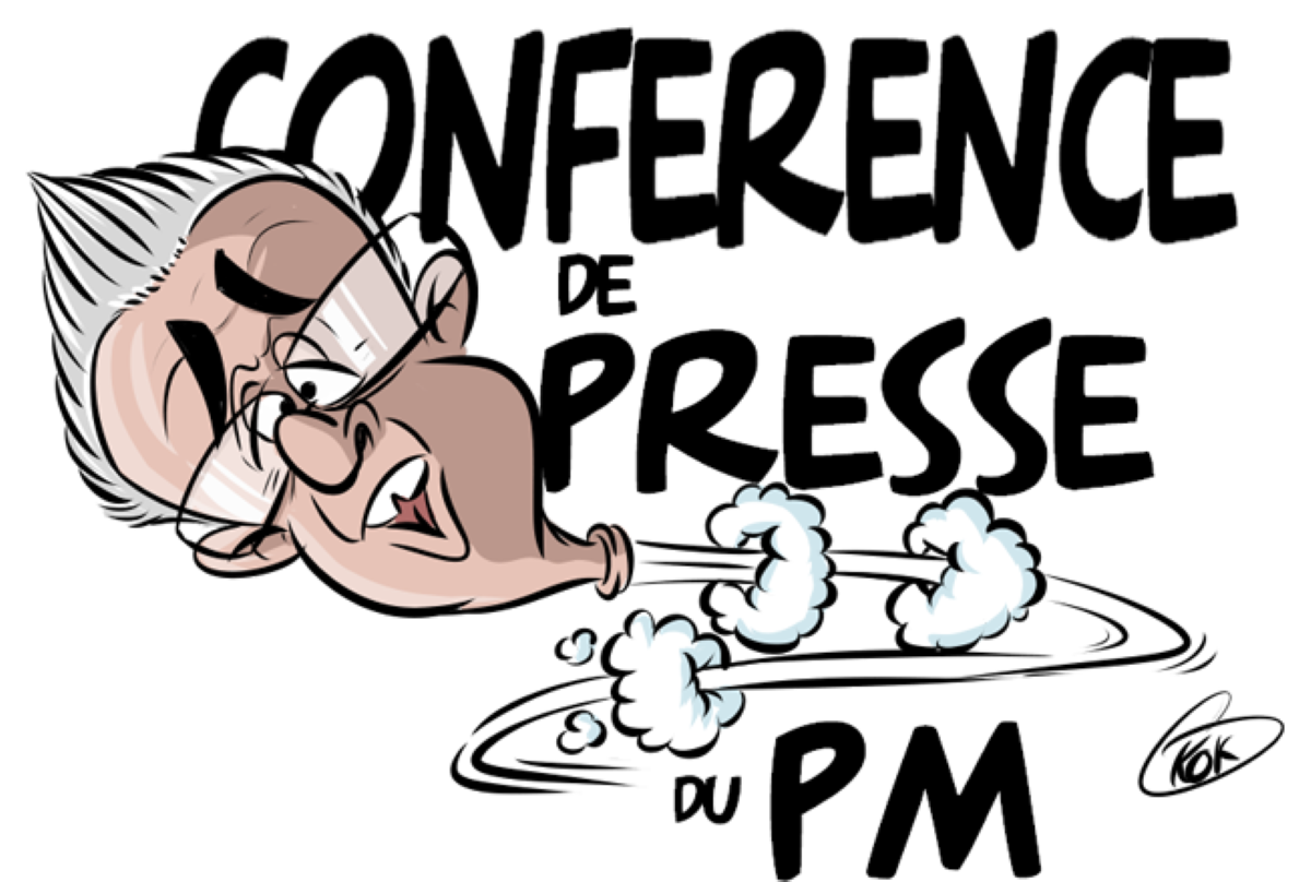 L'actualité vu par KOK : Le Premier ministre annule sa conférence de presse en pleine crise sanitaire