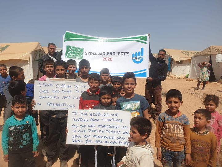 Covid-19: La solidarité au-delà des frontières avec un message venant de Syrie