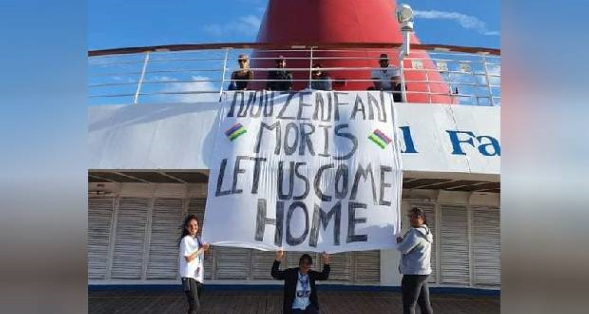 Rapatriement annulé pour des Mauriciens bloqués à bord d'un bateau de croisière