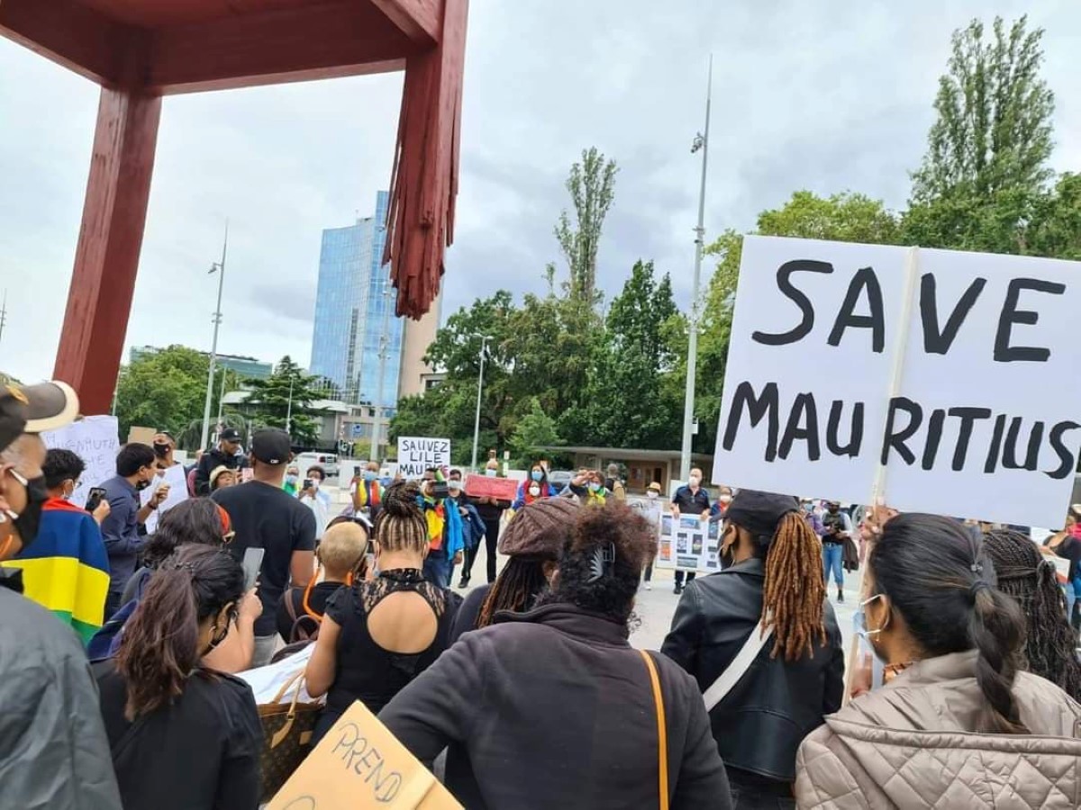 [Diaporama] Les Mauriciens manifestent en Suisse et font entendre leurs voix