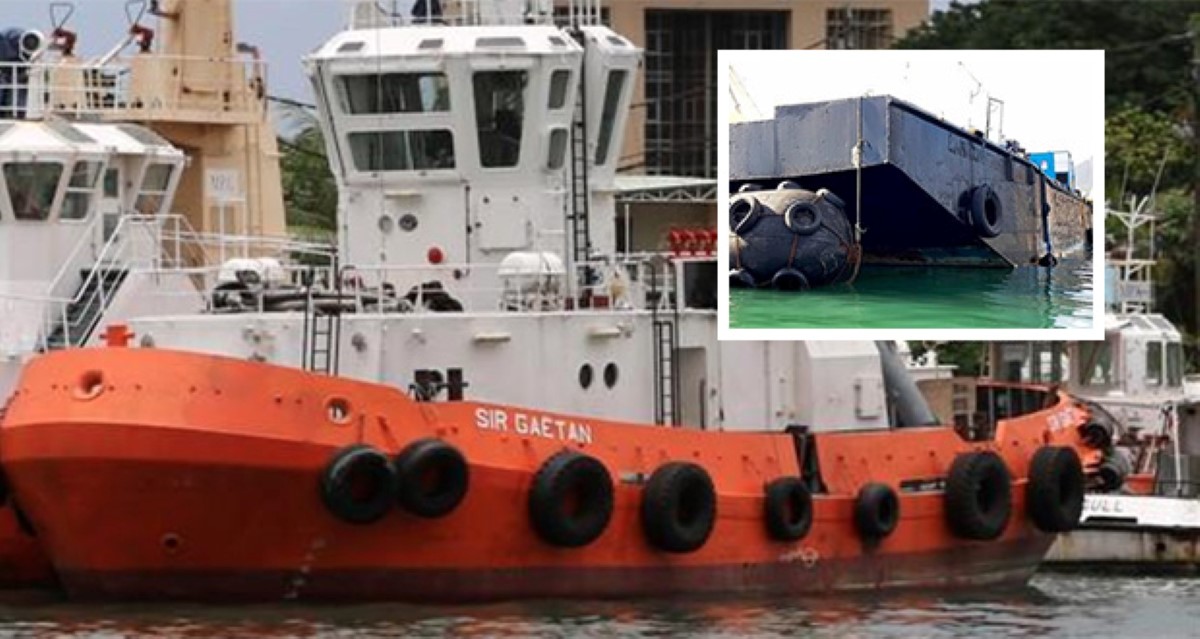Oil Spill Contingency Plan activé : 25 tonnes de diesel à bord du Sir Gaëtan