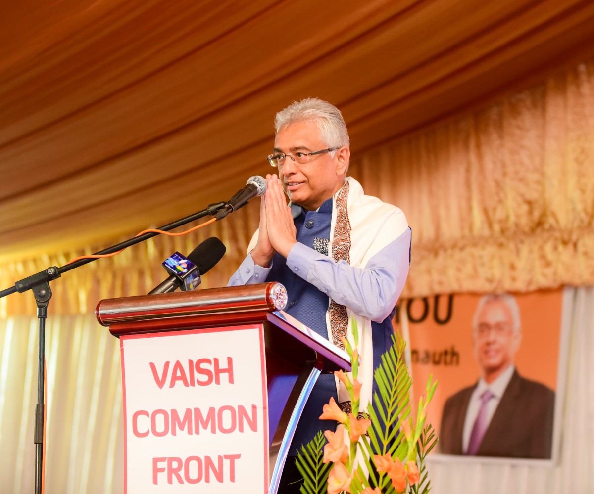 Le délirant discours de Pravind Jugnauth chez les Vaish