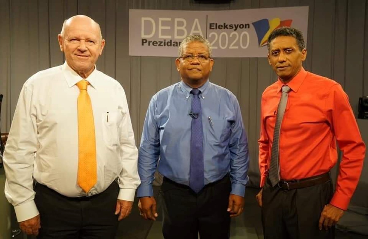 Présidentielle aux Seychelles : débat télévisé entre les 3 candidats en lice