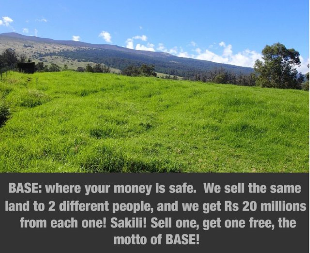 [Paul Lismore] Bel Air Sugar Estate (BASE): where you can double your money for the same plot of land...