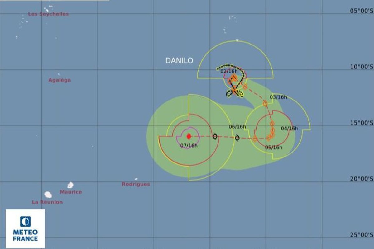 Activité cyclonique : Danilo pourrait devenir cyclone à partir de jeudi