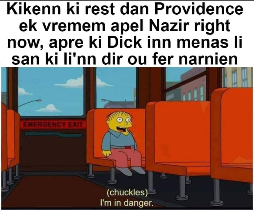 [Humour mauricien] Once a Dick, always a Dick !