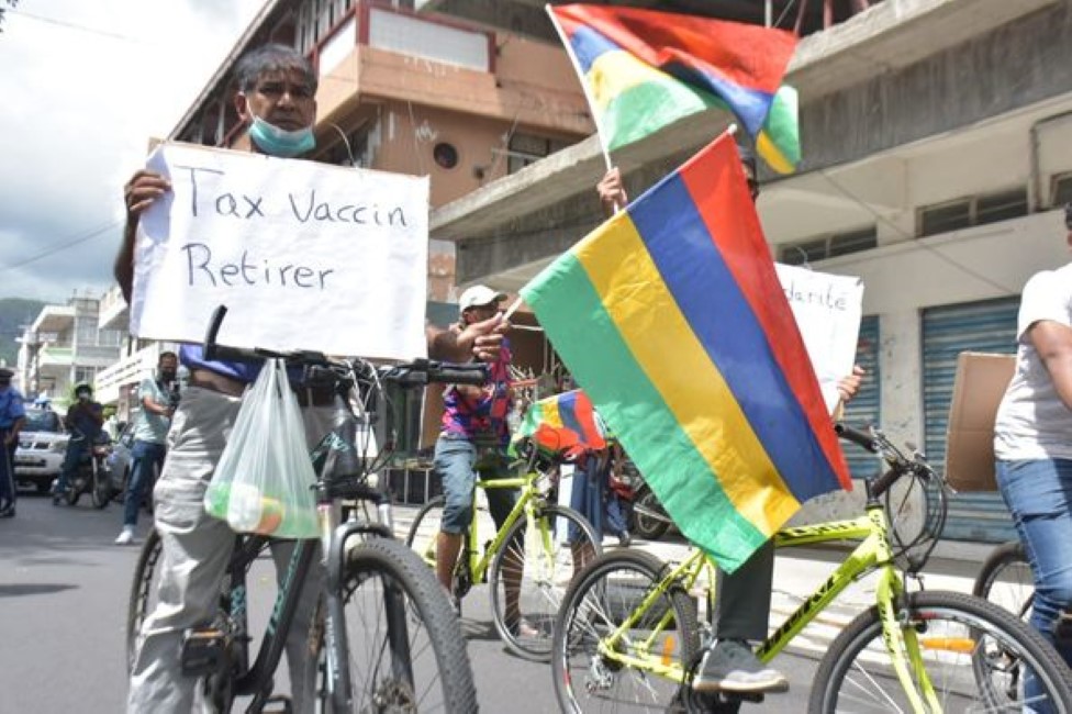 [Vidéo] Une manifestation à vélo dans la capitale pour réclamer le retrait de nombreuses taxes