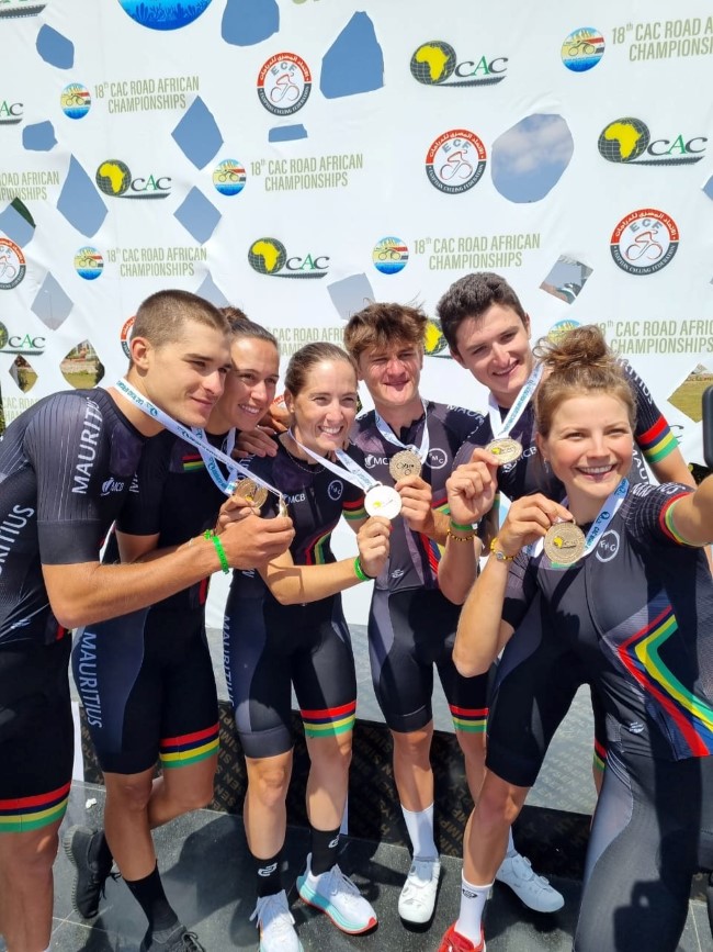 [Cyclisme] Championnat d'Afrique en Egypte: l'île Maurice rafle la médaille d’or du relais mixte