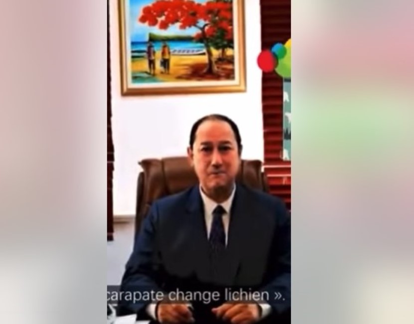 [Vidéo] Les expressions en créole d'Alain Wong, ambassadeur en Chine, font rire la Toile