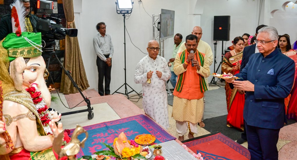Ganesh Chaturthi : Jugnauth égratigne Ramgoolam et Bissessur dans son discours