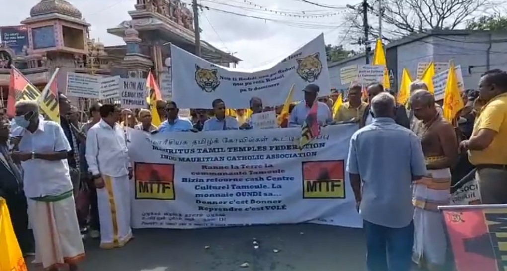La manifestation initiée par la Mauritius Tamil Temples’ Federation fait déjà une victime