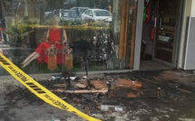 Incendie dans une boutique au centre commercial Kendra à Saint-Pierre