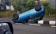 Image du jour : Accident de la route à Curepipe