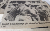 [L'image du jour] Harish Chundunsing : Courting arrest for press freedom aged 20 !
