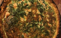 La recette de Oummé : La tarte au Saumon fumé  et Epinard