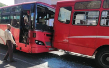 Port-Louis : Collision entre deux autobus