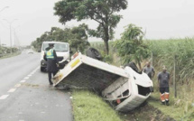 Mauvais temps : Accident de la route à Mapou