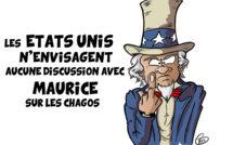 [KOK] Le dessin du jour : Les Etats-Unis n'envisagent aucune discussion avec Maurice sur les Chagos 