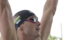 JIOI 2019 - Natation : Bradley Vincent remporte la médaille d'or au 100m nage libre