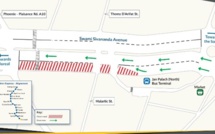 Travaux Metro Express à Curepipe : La rue Swami Sivananda partiellement fermée à la circulation 