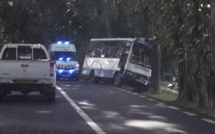 Accident à Flacq : Un van scolaire fait une sortie de route 