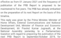 Pravind Jugnauth et l'enfumage publique sur le PRB payé en janvier 2020