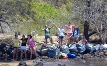 Des volontaires aident à nettoyer le parc national de l'île d'Ambre 