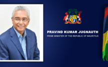 Pravind Jugnauth est élu Premier ministre de la République de Maurice