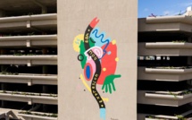 📷 Port-Louis : Au Caudan, une magnifique fresque signée Gael Froget