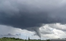 Plaine Magnien : Un entonnoir nuageux aperçu dans le sud de l’île