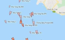 Image du jour : Une dizaine de bateaux de pêche chinois dans les eaux mauriciennes