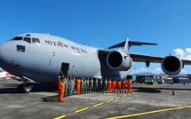 Marée noire :30 tonnes d'équipements et 10 membres de l'India Coast Guard sont arrivés à Maurice