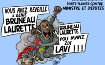 [KOK] Le dessin du jour : Bruneau Laurette porte plainte contre ministres et députés