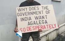 Agaléga : Manifestation citoyenne devant le parcours du ministre des Affaires étrangères indien