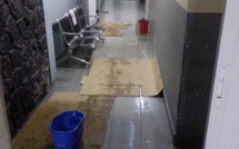 Des fuites d'eau à l’hôpital Victoria à Candos !