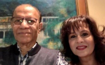 Home sweet home : le Dr Navin Ramgoolam heureux de retrouver son épouse Veena et Orion