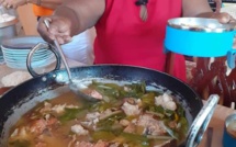 Menu du jour : Bouillon de poissons pêchés à Peros Banos (Chagos)