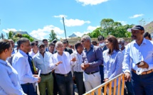 Thaipoosam Cavadee 2023 : Jugnauth, trois ministres et deux députées visitent un site en construction 