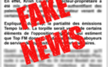 Zinfos Moris victime d'une Fake News grossière et mensongère